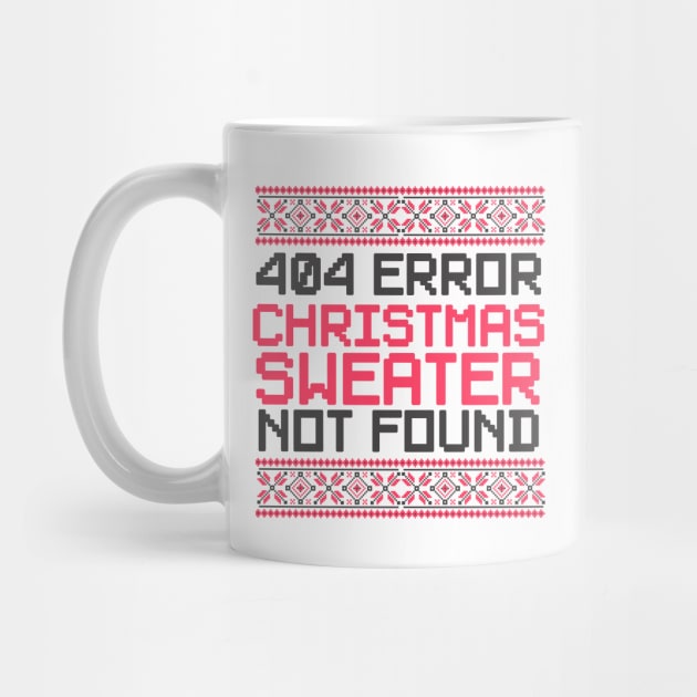 404 Error Christmas Sweater Not Found Funny by theperfectpresents